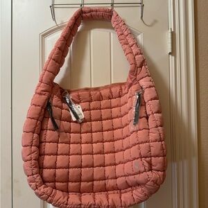 Free people Quilted Carryall Bag